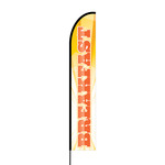 Breakfast Flex Banner EVO Flag Single Sided Print