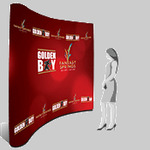 Instafab Curved Back Wall - 7.6' x 08'