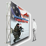 Accordian Back Wall - 10' x 7.6'