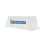 Michelin Printed Table Cloth - Thermal 6' Table 1 x 4 color logo in 1 location
