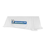 Michelin Printed Table Cloth - Thermal 8' Table 2 x 4 color logo in 1 location