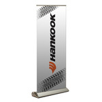 Hankook Printed Retractable Banner Stand, Premium - 33" x 80" Vinyl