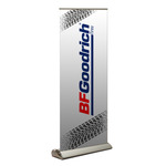 BF Goodrich Printed Retractable Banner Stand, Premium - 33" x 80" Fabric