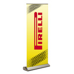 Pirelli Printed Retractable Banner Stand, Premium - 33" x 80" Vinyl