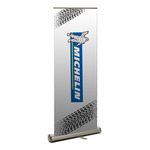 Michelin Printed Retractable Banner Stand, Roll Star Standard - 33" x 80" Fabric