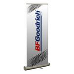 BF Goodrich Printed Retractable Banner Stand, Roll Star Standard - 33" x 80" Fabric