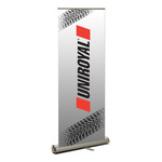 Uniroyal Printed Retractable Banner Stand, Roll Star Standard - 33" x 80" Fabric