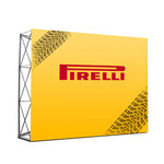 Pirelli Printed Accordian Back Wall - 10' x 7.6'