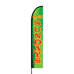 Open Sundays Flex Banner EVO Flag Single Sided Print