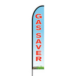 Gas Saver Banner EVO Flag Single Sided Print