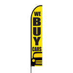 We Buy Cars Flex Banner EVO Flag Single Sided Print