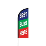 Best Buys Here Flex Banner Flag - 11ft