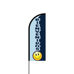 Bienvenidos Here Flex Banner Flag - 11ft