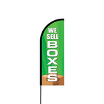 We Sell Boxes Flex Banner Flag - 11ft