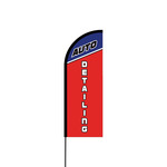 Auto Detailing Flex Banner Flag - 11ft