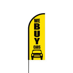 We Buy Cars Flex Banner Flag - 11ft