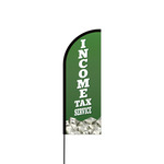 Income Tax Services Flex Banner Flag - 11ft