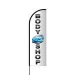 Body Shop Flex Banner Flag - 14 (Single Sided)
