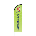 No Down Payment Flex Banner Flag - 14 (Single Sided)