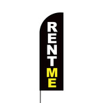 Rent Me Flex Banner Flag - 14 (Single Sided)