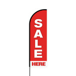 Sale Here Flex Banner Flag - 14 (Single Sided)