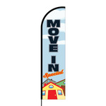 Move in Special Flex Banner Flag - 16ft (Single Sided)