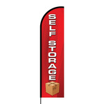 Self Storage Flex Banner Flag - 16ft (Single Sided)
