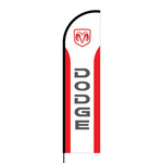 Dodge Flex Banner Flag - 16ft (Single Sided)