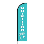 Nutrition Shop Flex Banner Flag - 16ft (Single Sided)