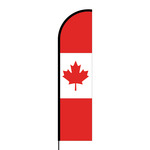 Canada Flex Banner Flag - 16ft (Single Sided)