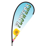 Flowers Flex Blade Flag - 09' Single Sided