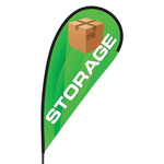 Storage Flex Blade Flag - 09' Single Sided