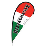 Mexican Restaurant Flex Blade Flag - 09' Single Sided
