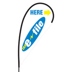 eFile Flex Blade Flag - 09' Single Sided