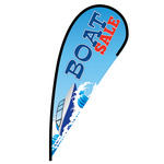 Boat Sale Flex Blade Flag - 12'