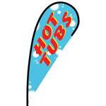 Hot Tubs Flex Blade Flag - 12'
