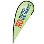 No Down Payment Flex Blade Flag - 12'