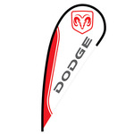 Dodge Flex Blade Flag - 12'