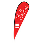 Now Leasing Flex Blade Flag - 15'