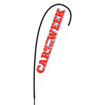 Car of the Week Flex Blade Flag - 15'