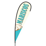 Mariscos Flex Blade Flag - 15'
