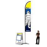Outdoor Kit 1 - Flex Banner EVO/Aluminum A Frame