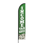 Tax Promo Flex Banner EVO Flag Single Sided Print