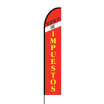 Tax Promo Flex Banner EVO Flag Single Sided Print